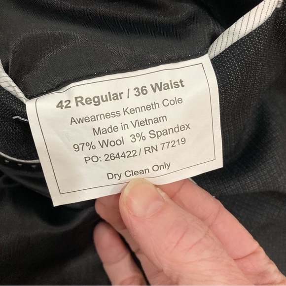 Kenneth Cole Awareness 42R blazer jacket - Picture 8 of 8